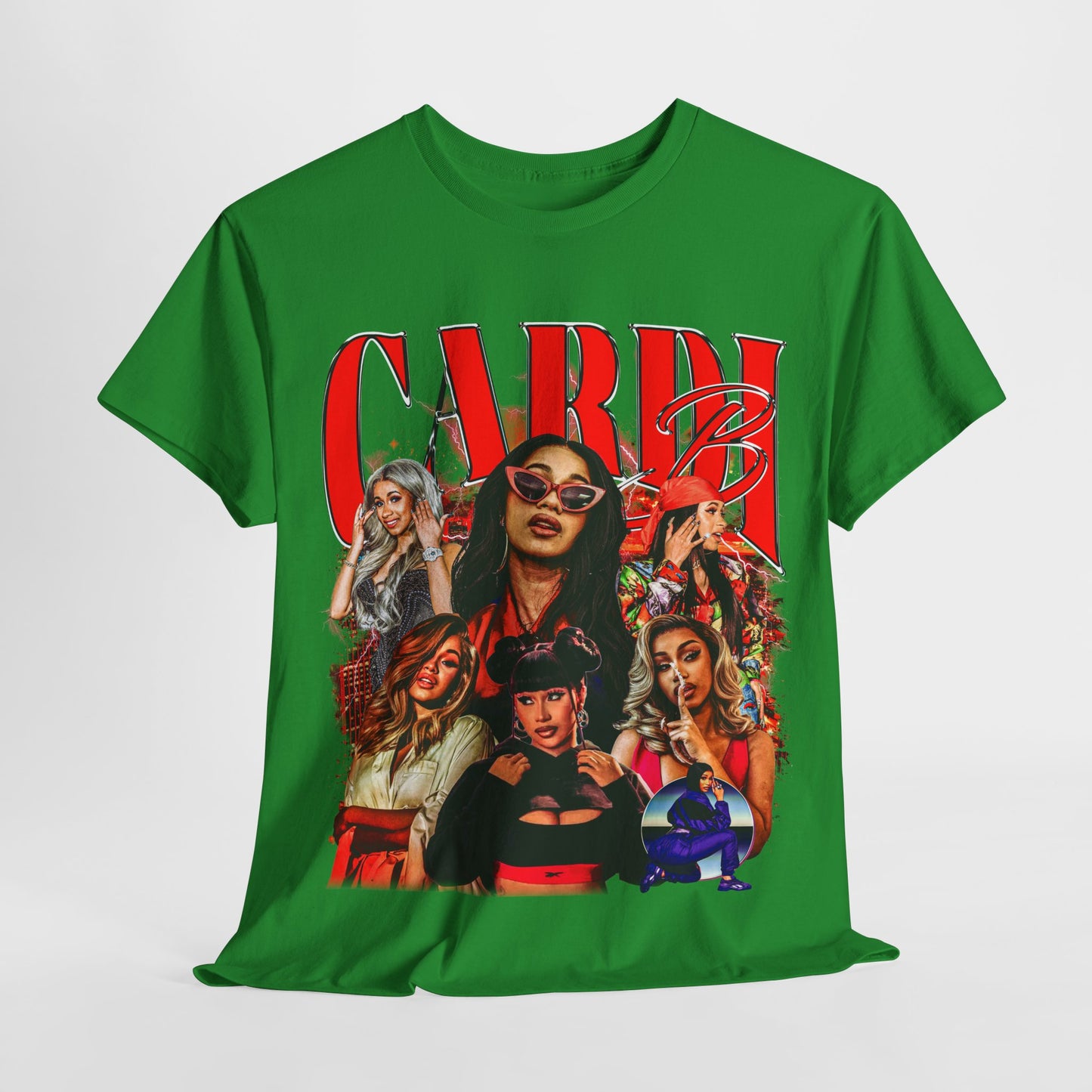 Cardi B 1 Hip-Hop Unisex Heavy Cotton Tee - 312tshirts 2