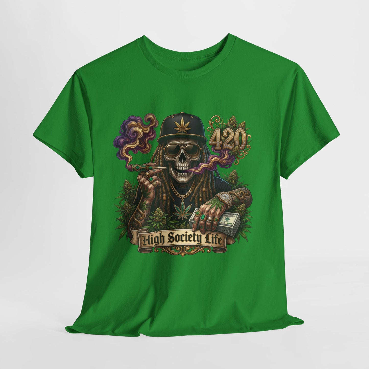 420 High Society High #1 Unisex Heavy Cotton Tee