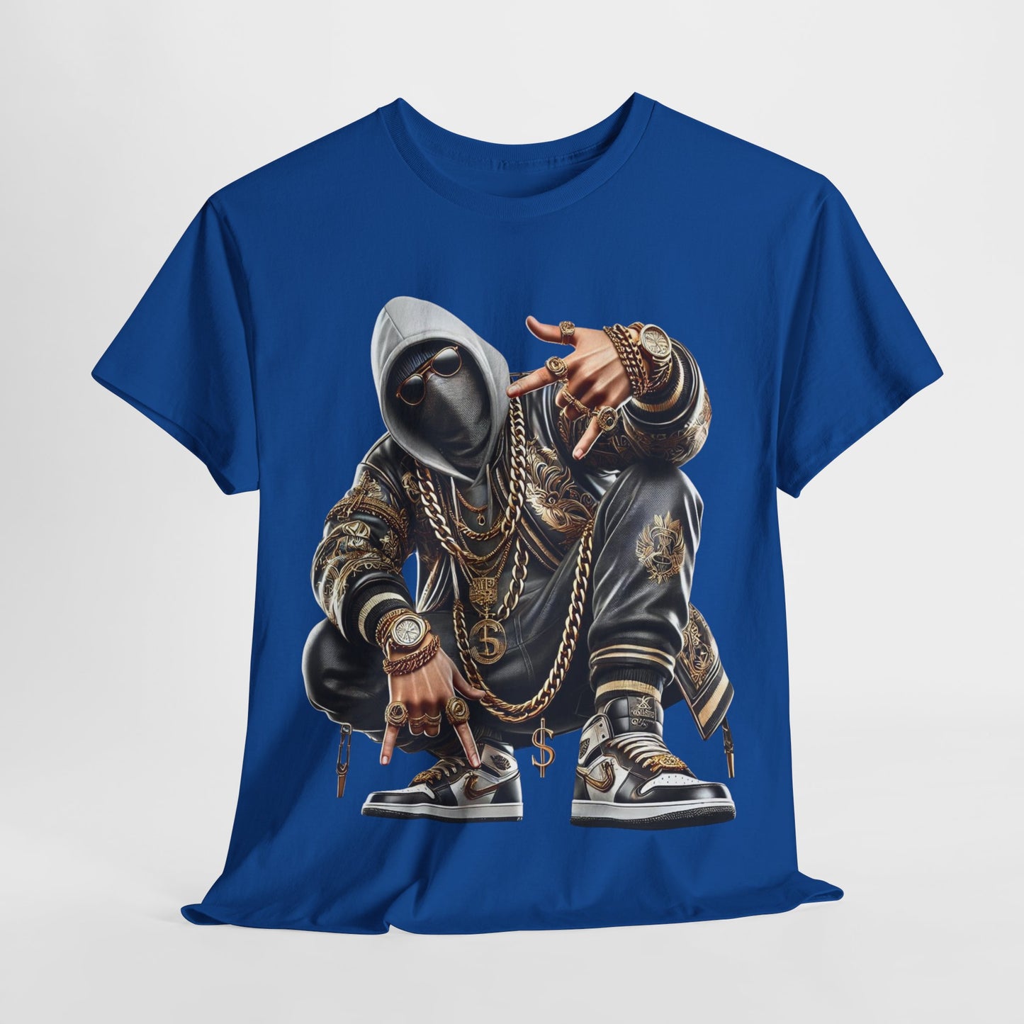 Hip-Hop Street Dude Unisex Heavy Cotton Tee - 312tshirts 2