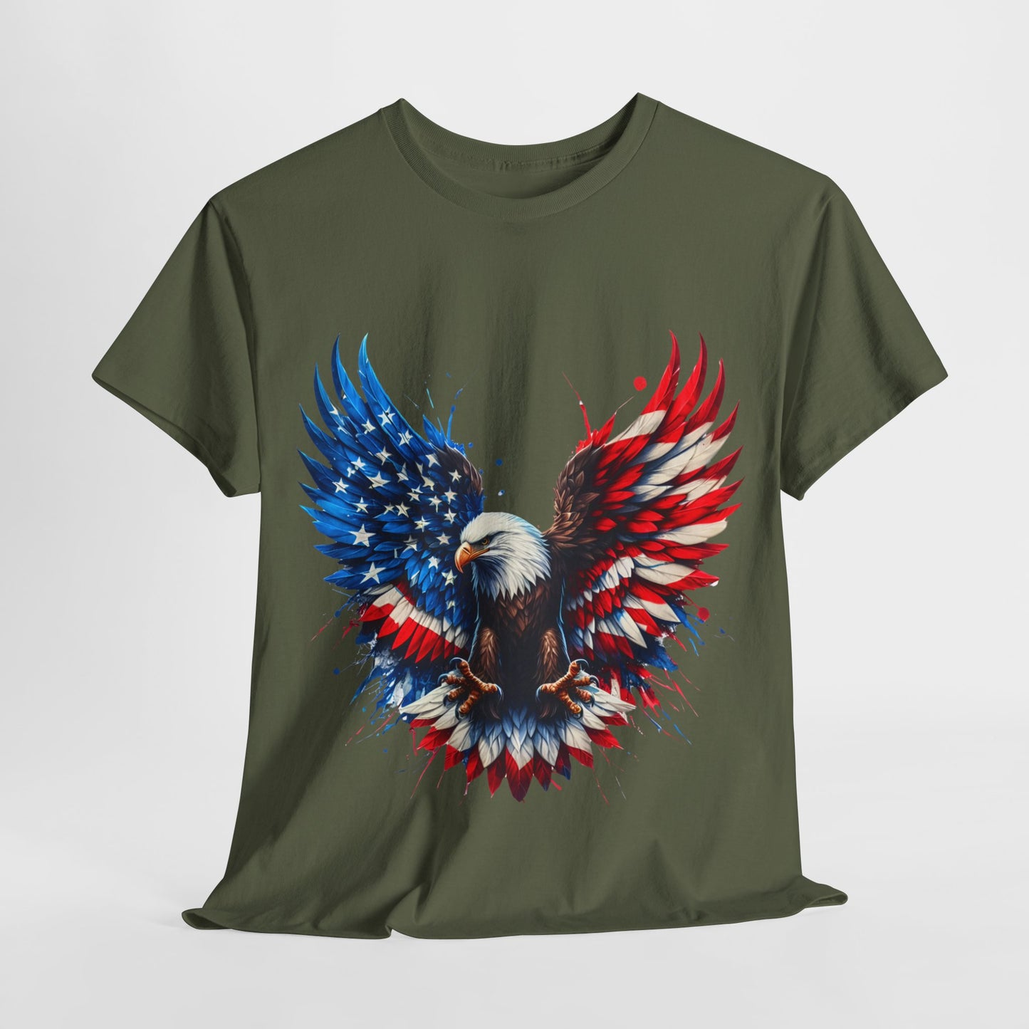 Patriotic Eagle 1 Unisex Heavy Cotton Tee - 312tshirts 2