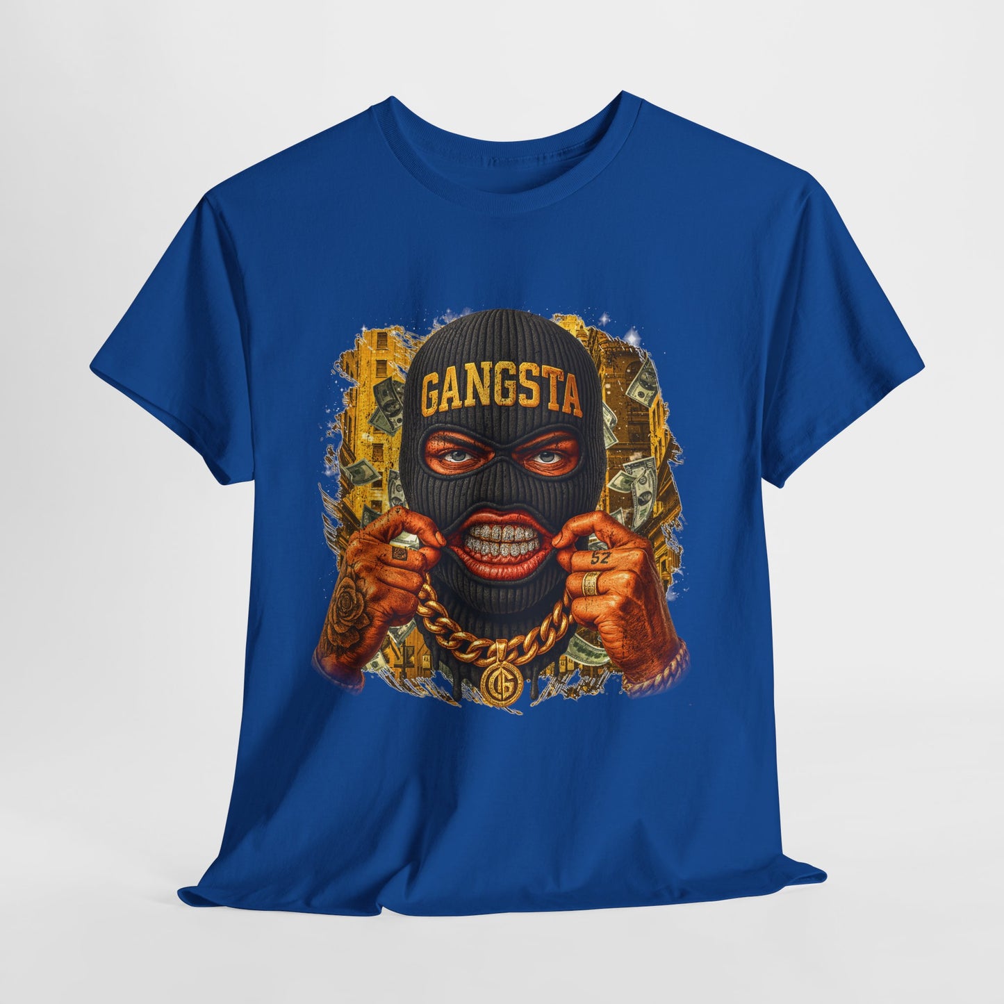 Gangsta Mask #1 Unisex Heavy Cotton Tee - 312tshirts 2
