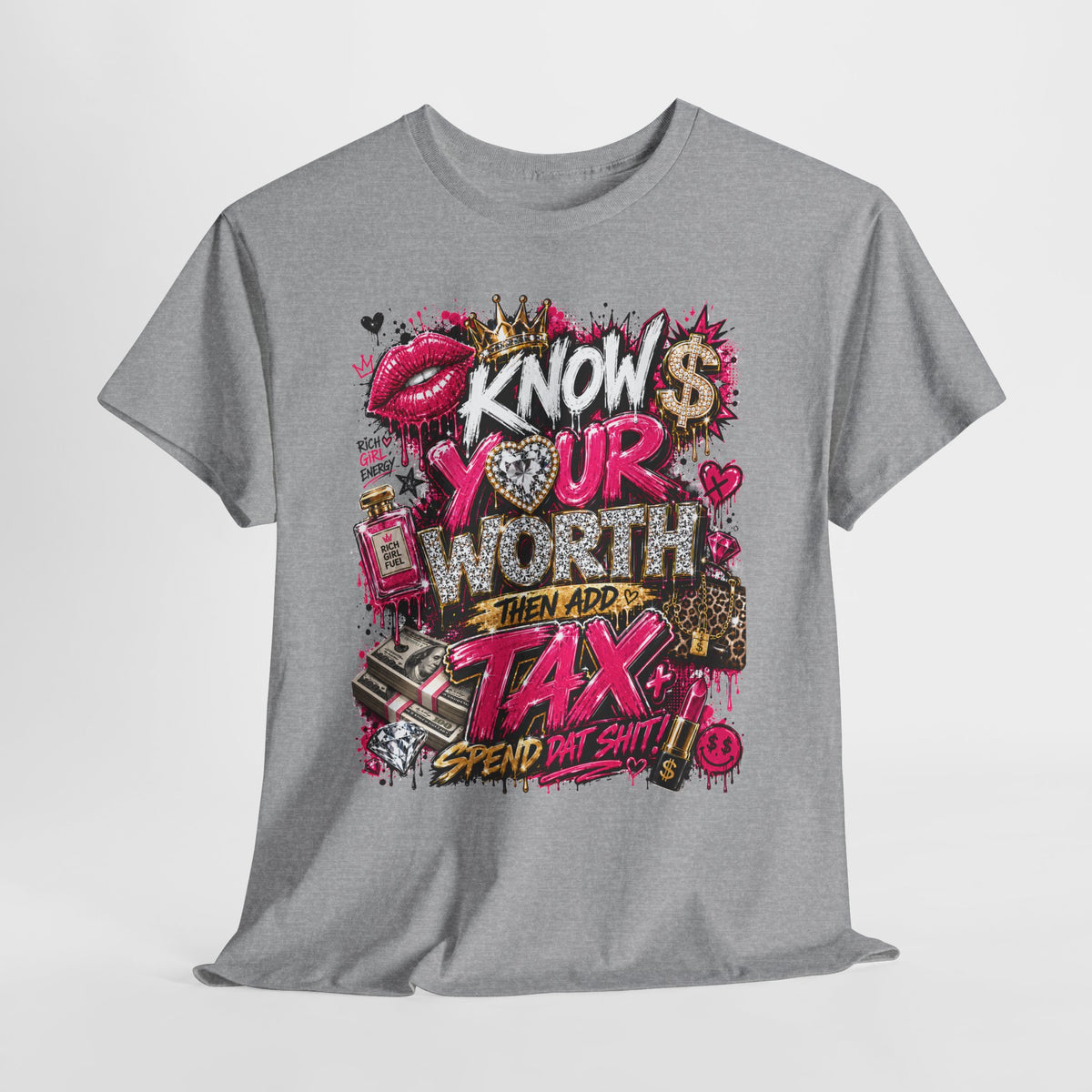Know Your Worth #1 Unisex Heavy Cotton Tee