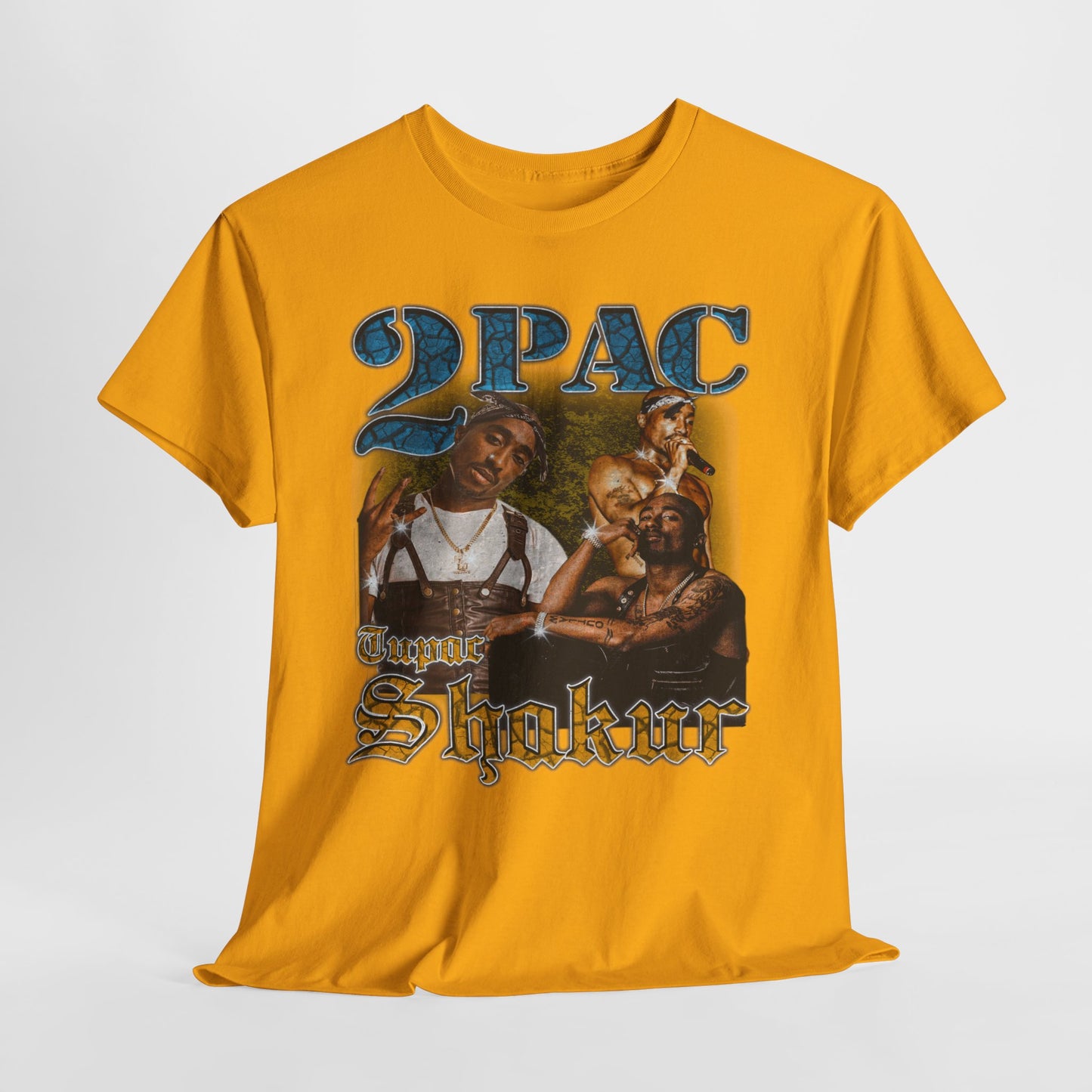 Pac 2 Hip-Hop Unisex Heavy Cotton Tee - 312tshirts 2