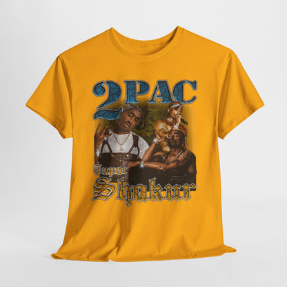 Pac 2 Hip-Hop Unisex Heavy Cotton Tee - 312tshirts 2