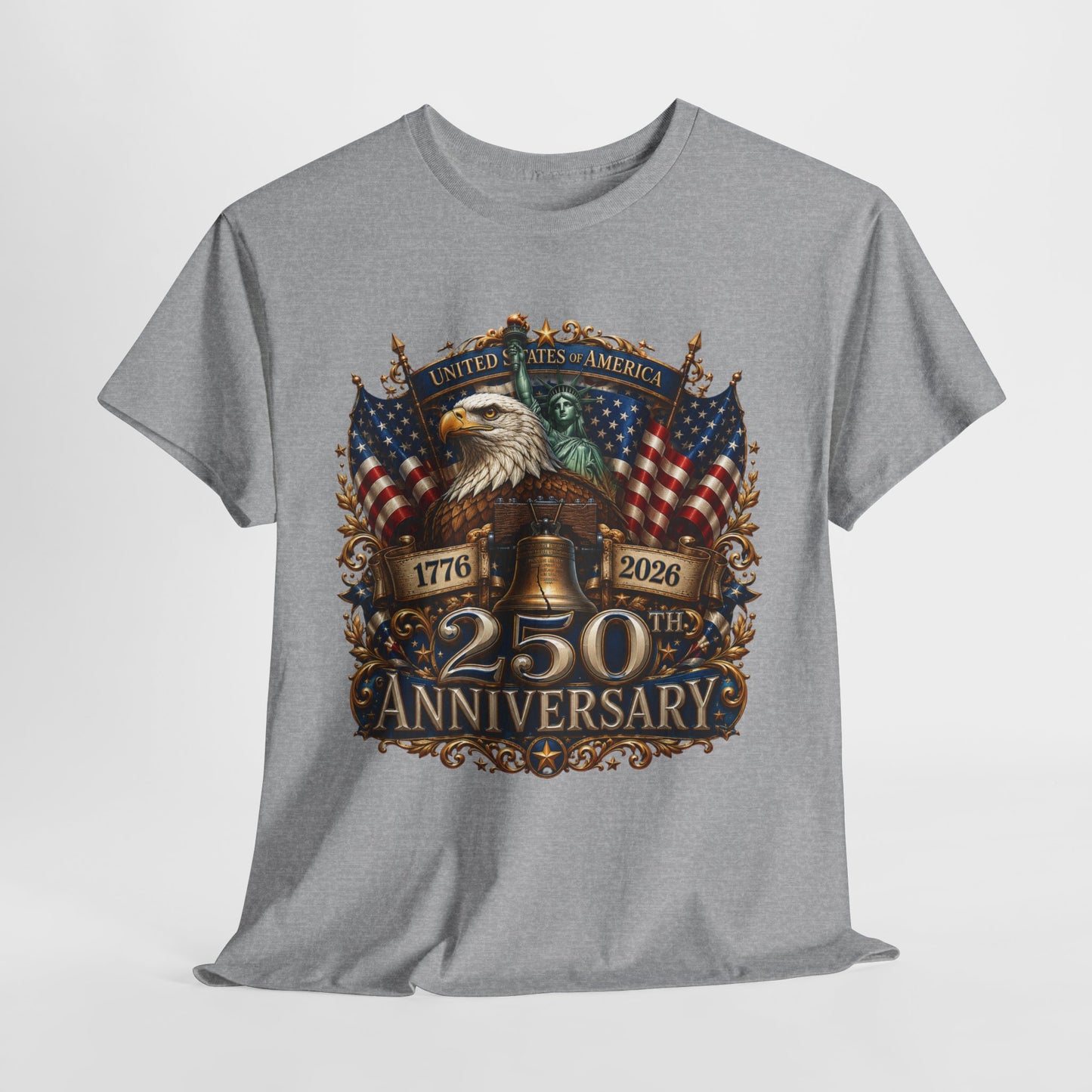 250 Years America #17 Unisex Heavy Cotton Tee - 312tshirts 2