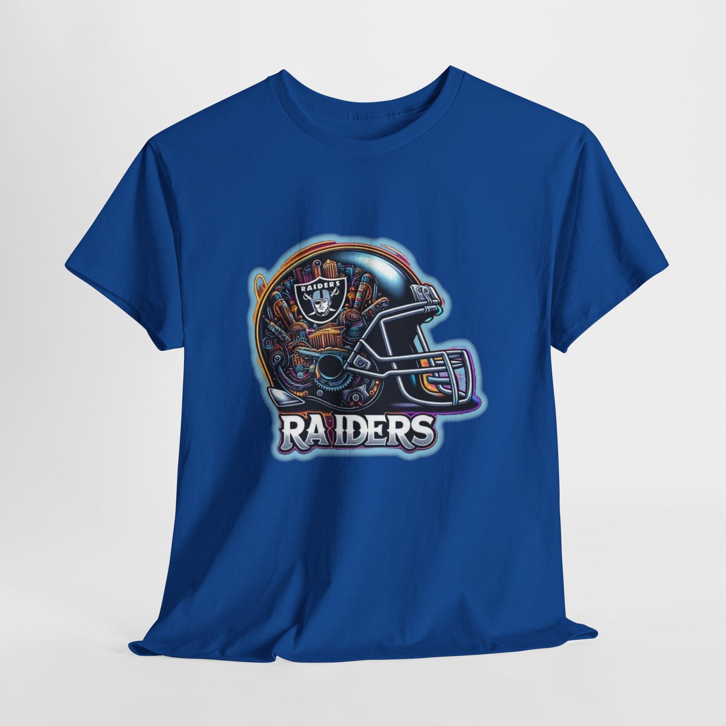 Sports Raiders Football Helmet #2 Unisex Heavy Cotton Tee