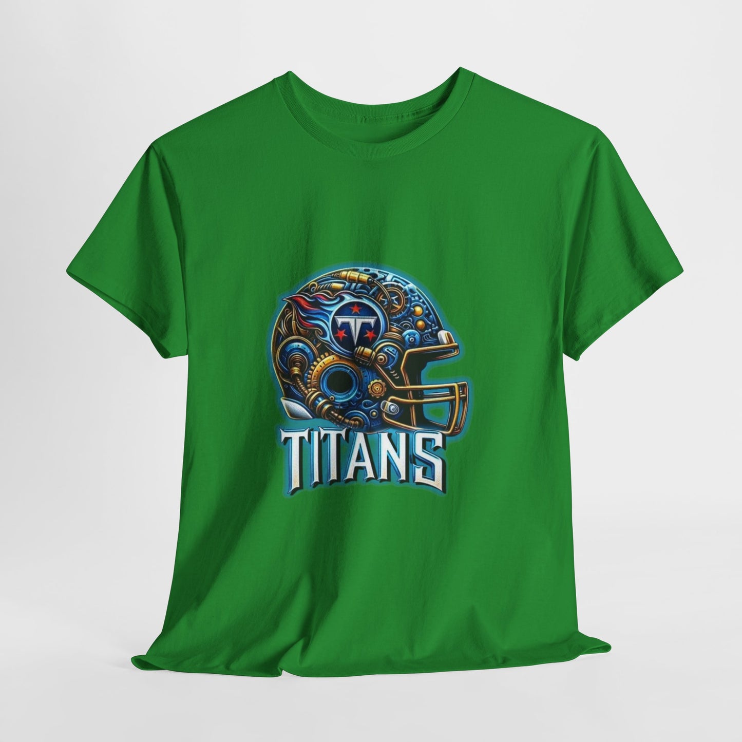 Sports Football Titans Helmet #2 Unisex Heavy Cotton Tee