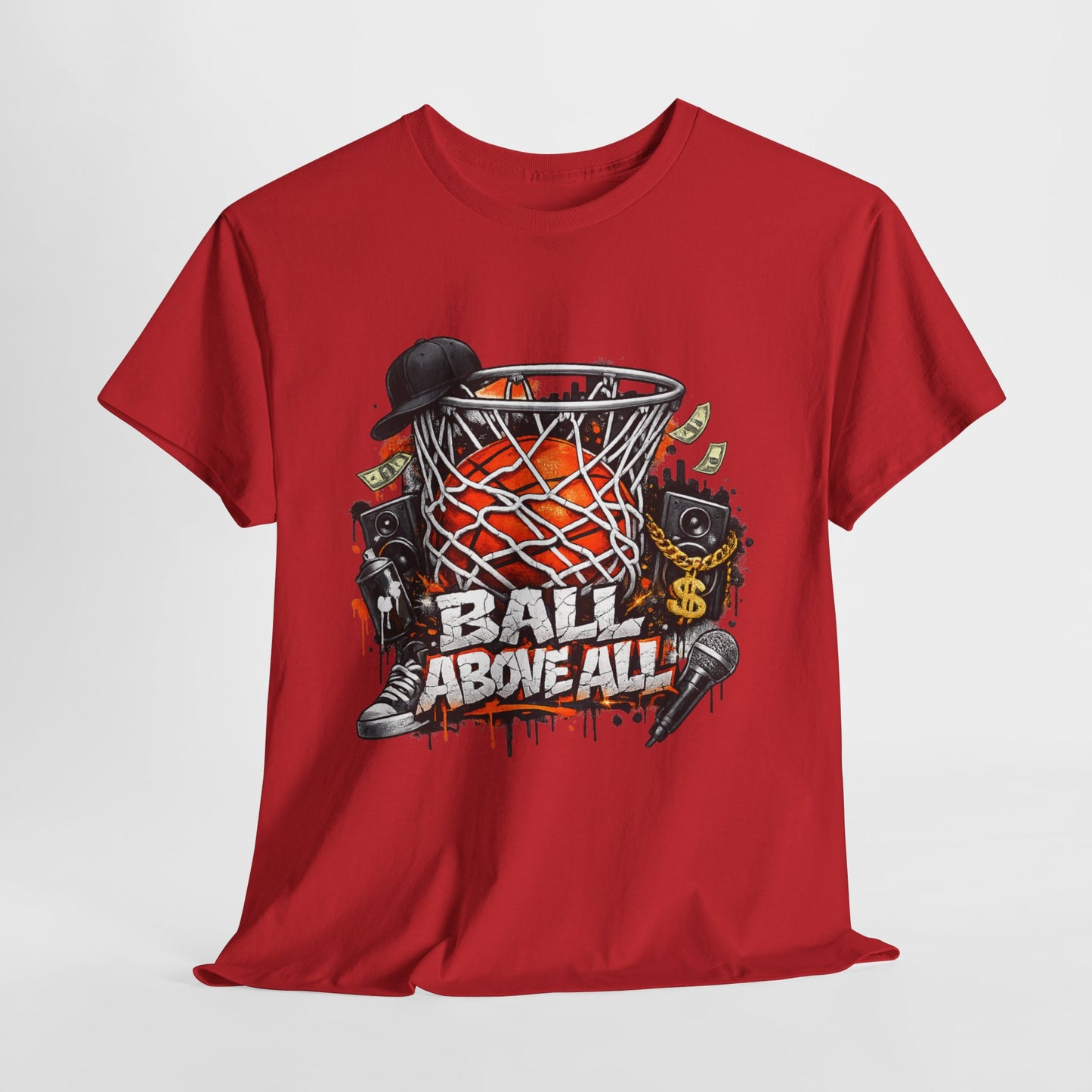 Basketball Drip #2 Unisex Heavy Cotton Tee