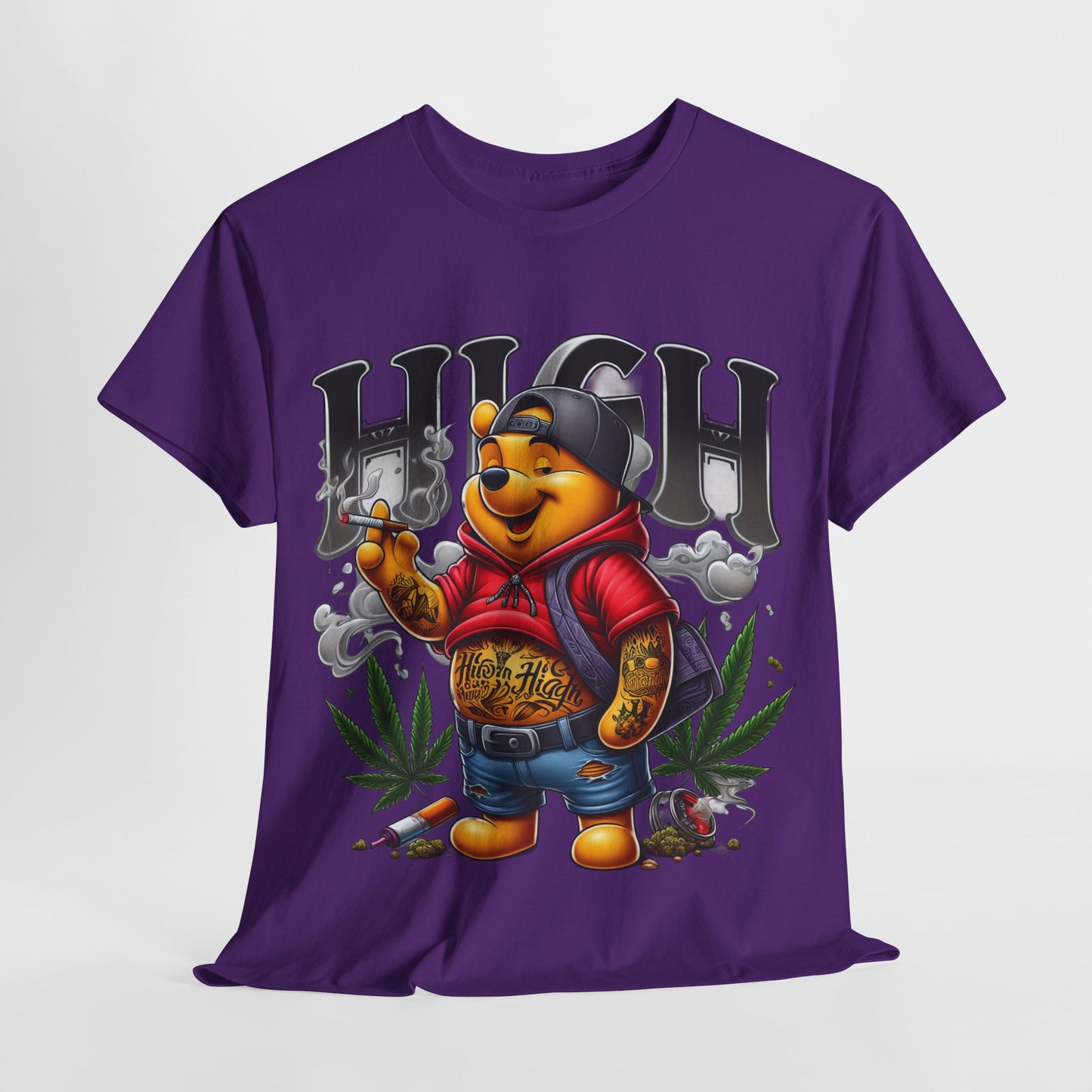 420 Dope Vibes Cool Bear #3 Unisex Heavy Cotton Tee