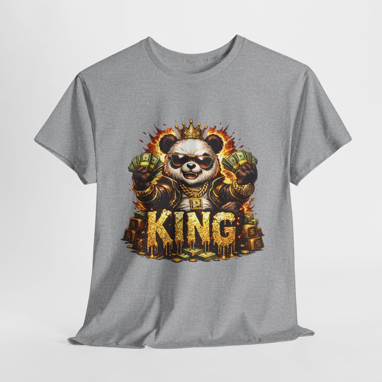 King Panda T-Shirt – Graphic Royalty Panda Tee - 312tshirts 2