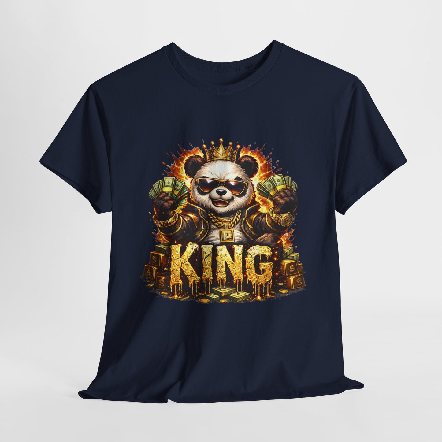 King Panda T-Shirt – Graphic Royalty Panda Tee - 312tshirts 2