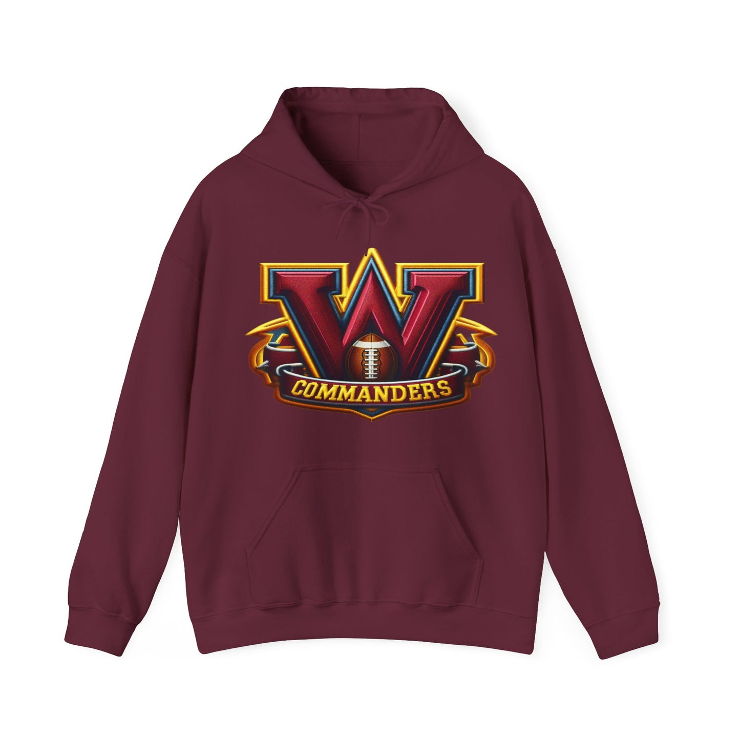 Sports Commanders Football Logo #1 Unisex Heavy Sweatshirt Hoodie