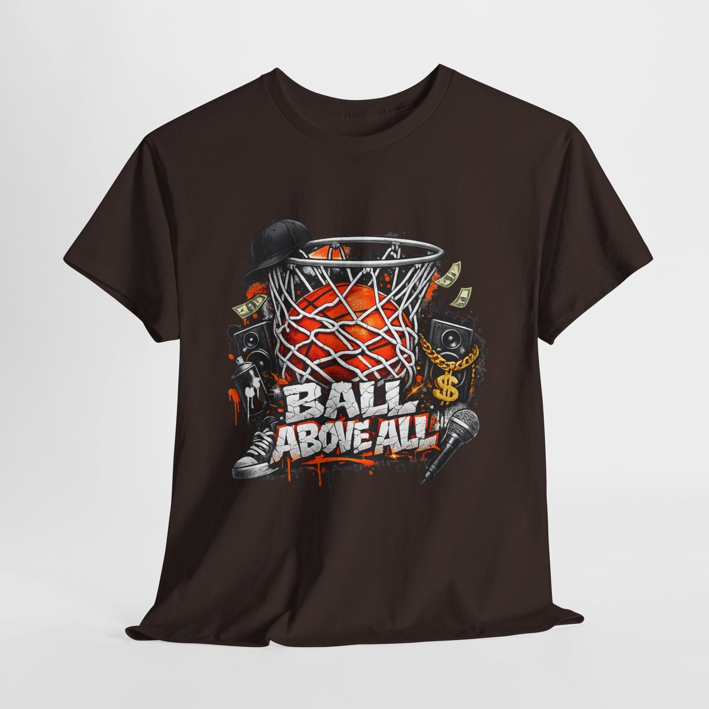 Basketball Drip #2 Unisex Heavy Cotton Tee