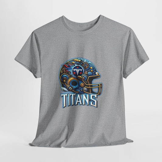Sports Football Titans Helmet #2 Unisex Heavy Cotton Tee