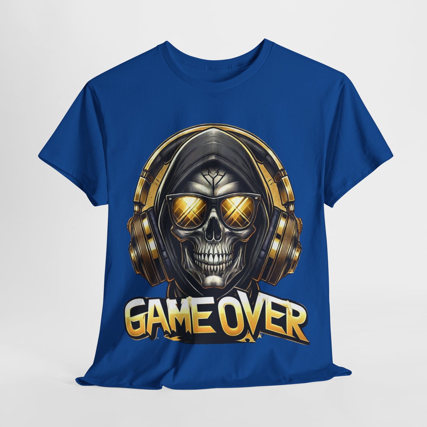 Game Over Skull #1 Unisex Heavy Cotton Tee - 312tshirts 2