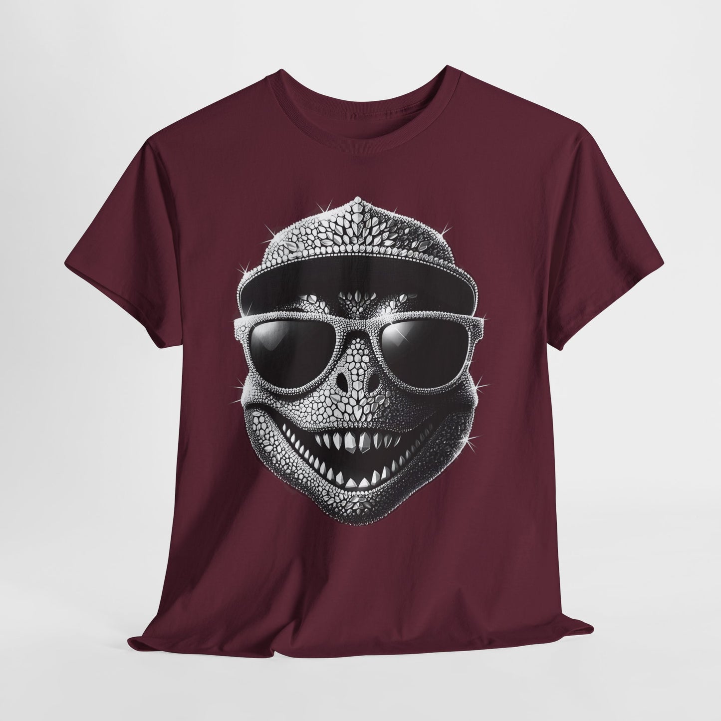 Cool Dinosaur Head Unisex Heavy Cotton Tee - 312tshirts 2