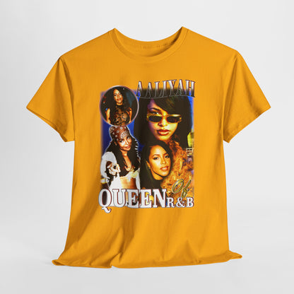 Aaliyah R&B Queen 2 Unisex Heavy Cotton Tee