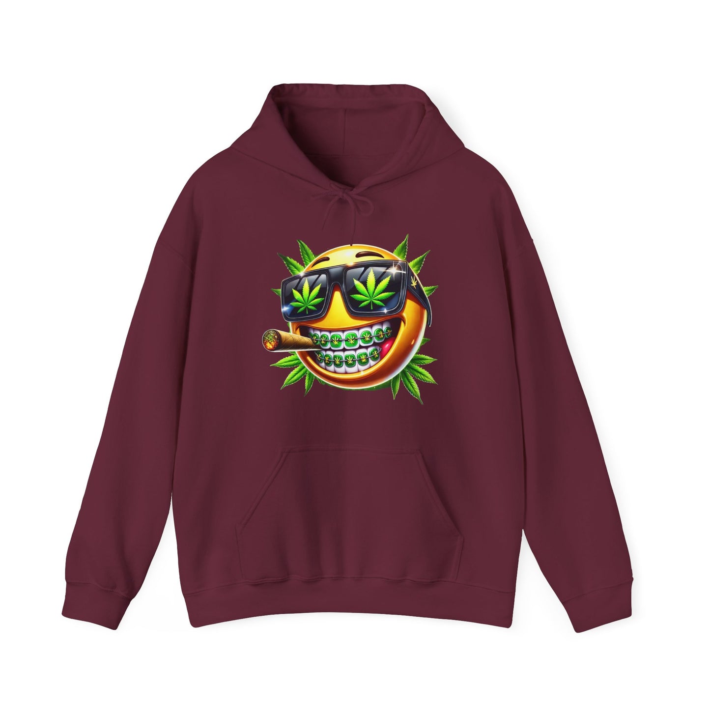 420 Emoji #1 Unisex Heavy Sweatshirt Hoodie