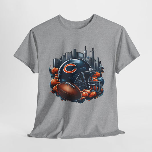 Sports Bears Football Helmet #1 Unisex Heavy Cotton Tee