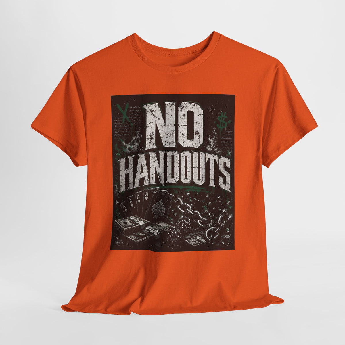 No Handouts #1 Unisex Heavy Cotton Tee