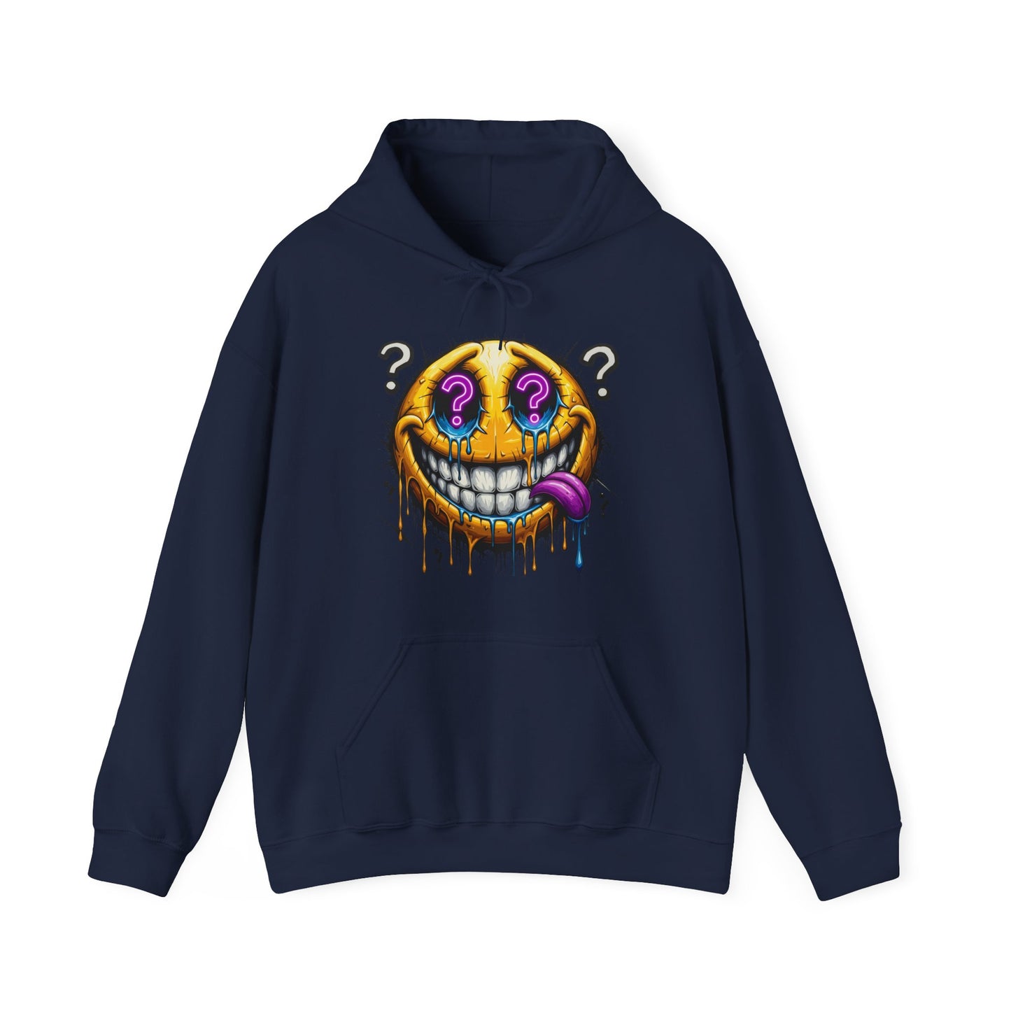Creepy Neon Emoji #9 Unisex Heavy Sweatshirt Hoodie