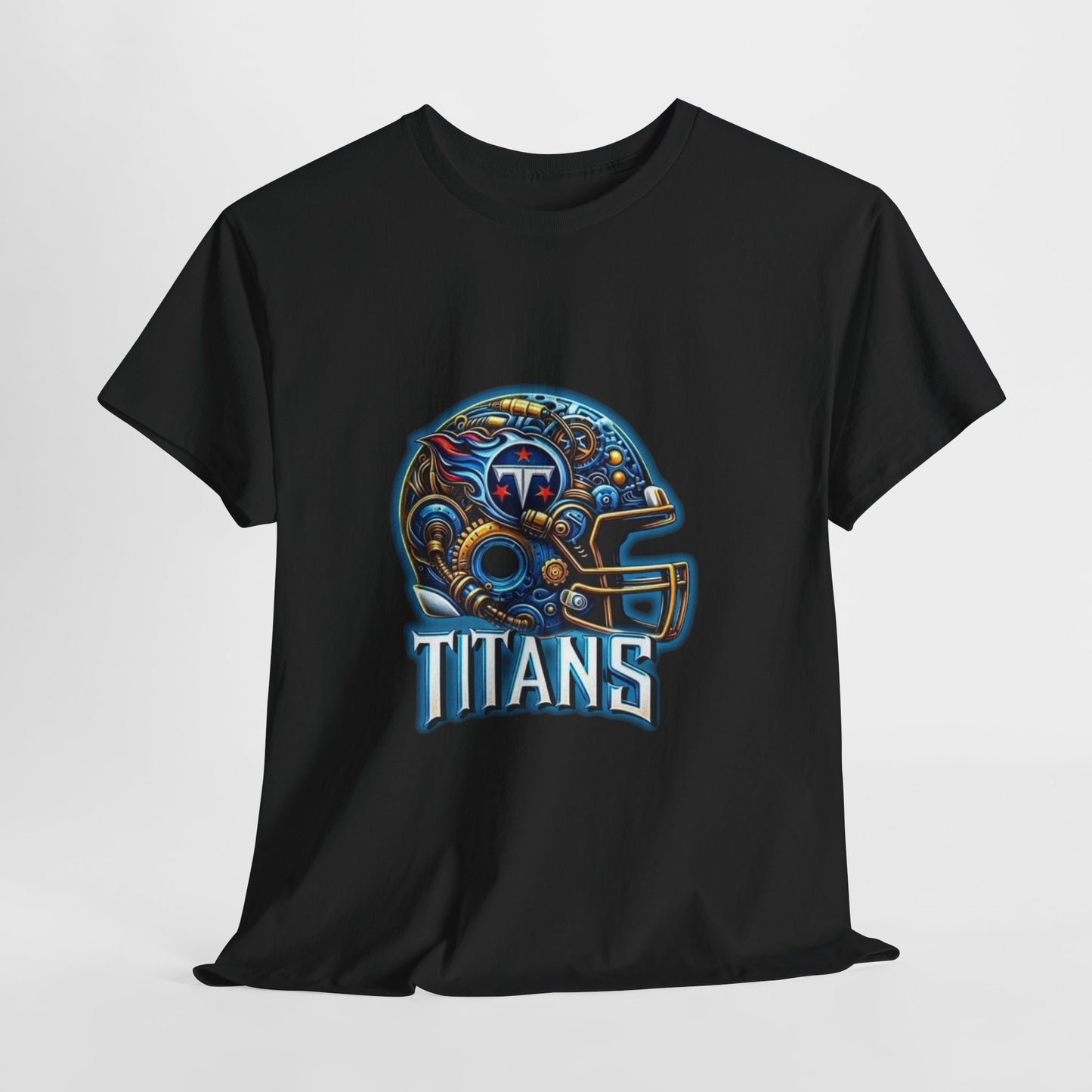 Sports Football Titans Helmet #2 Unisex Heavy Cotton Tee