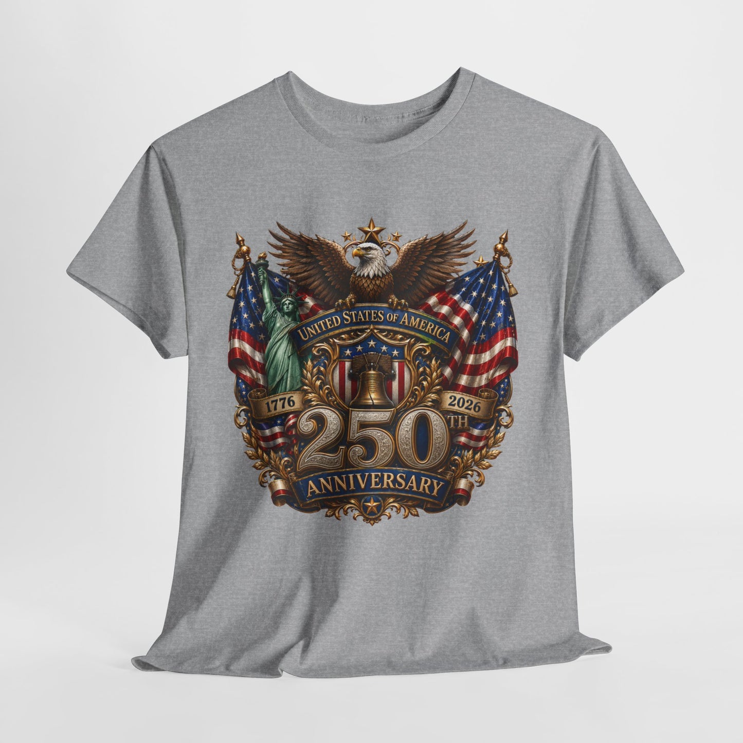 250 Years America #18 Unisex Heavy Cotton Tee - 312tshirts 2