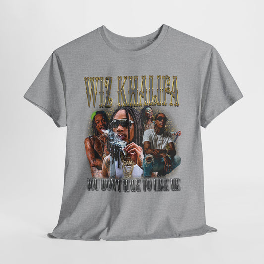 Wiz Khalifa Hip-Hop Unisex Heavy Cotton Tee