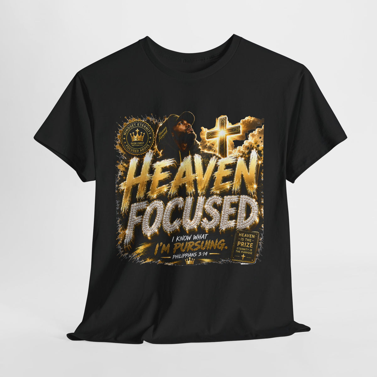 Heaven Focused #1 Unisex Heavy Cotton Tee