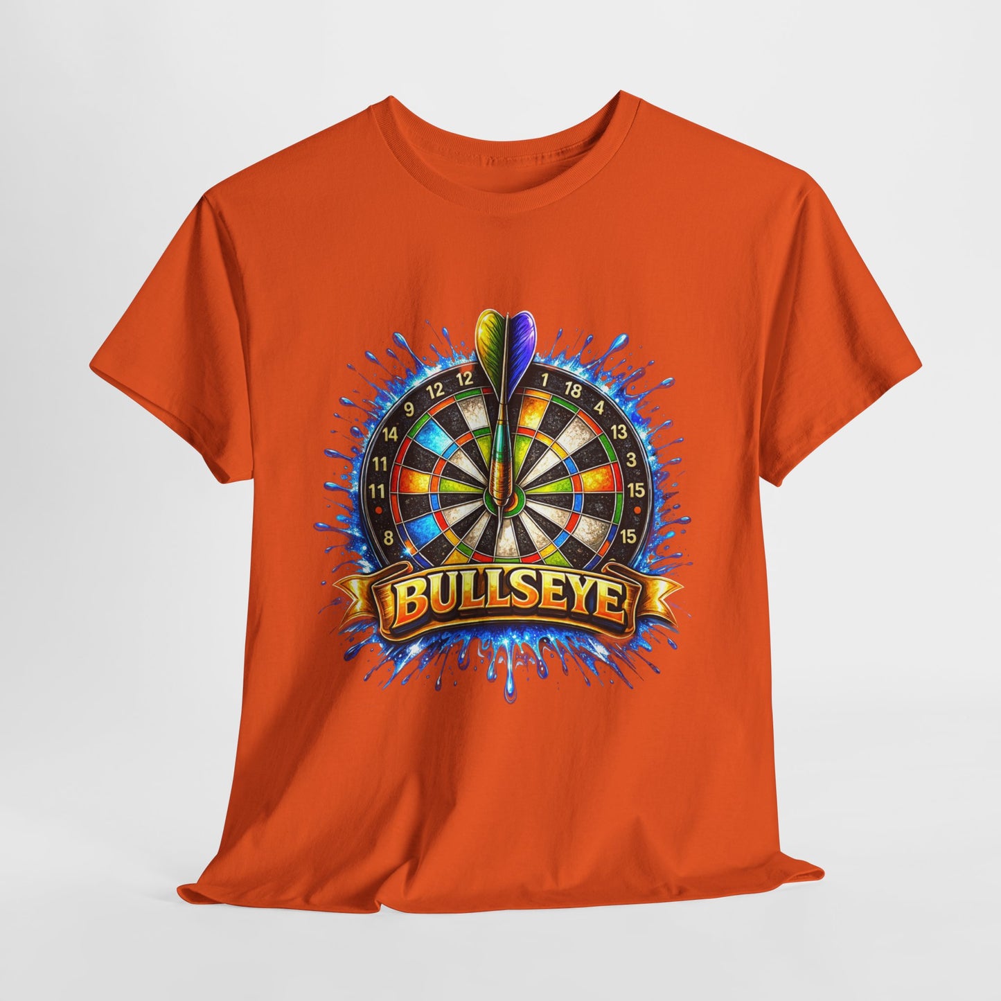 Bullseye Dartboard #1 Unisex Heavy Cotton Tee