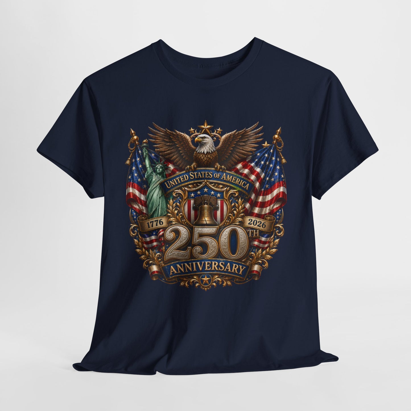 250 Years America #18 Unisex Heavy Cotton Tee - 312tshirts 2