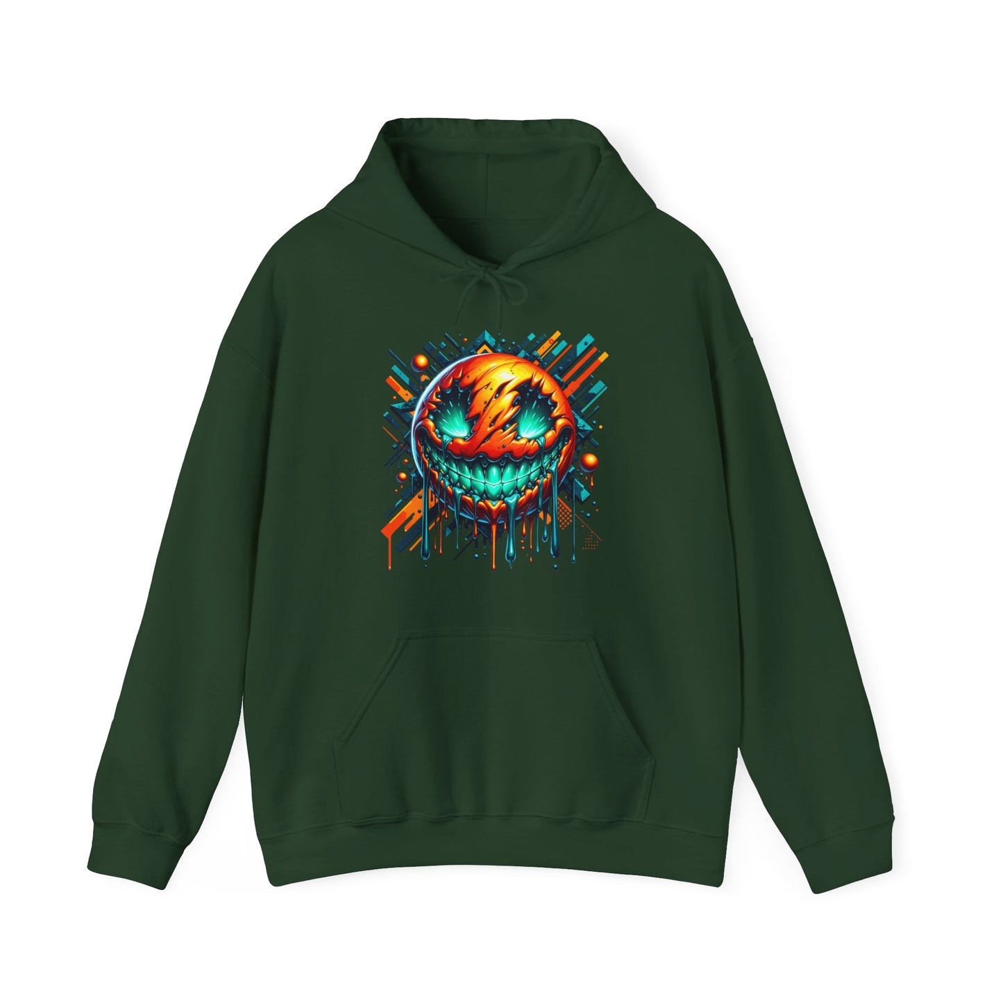 Creepy Neon Emoji #3 Unisex Heavy Sweatshirt Hoodie