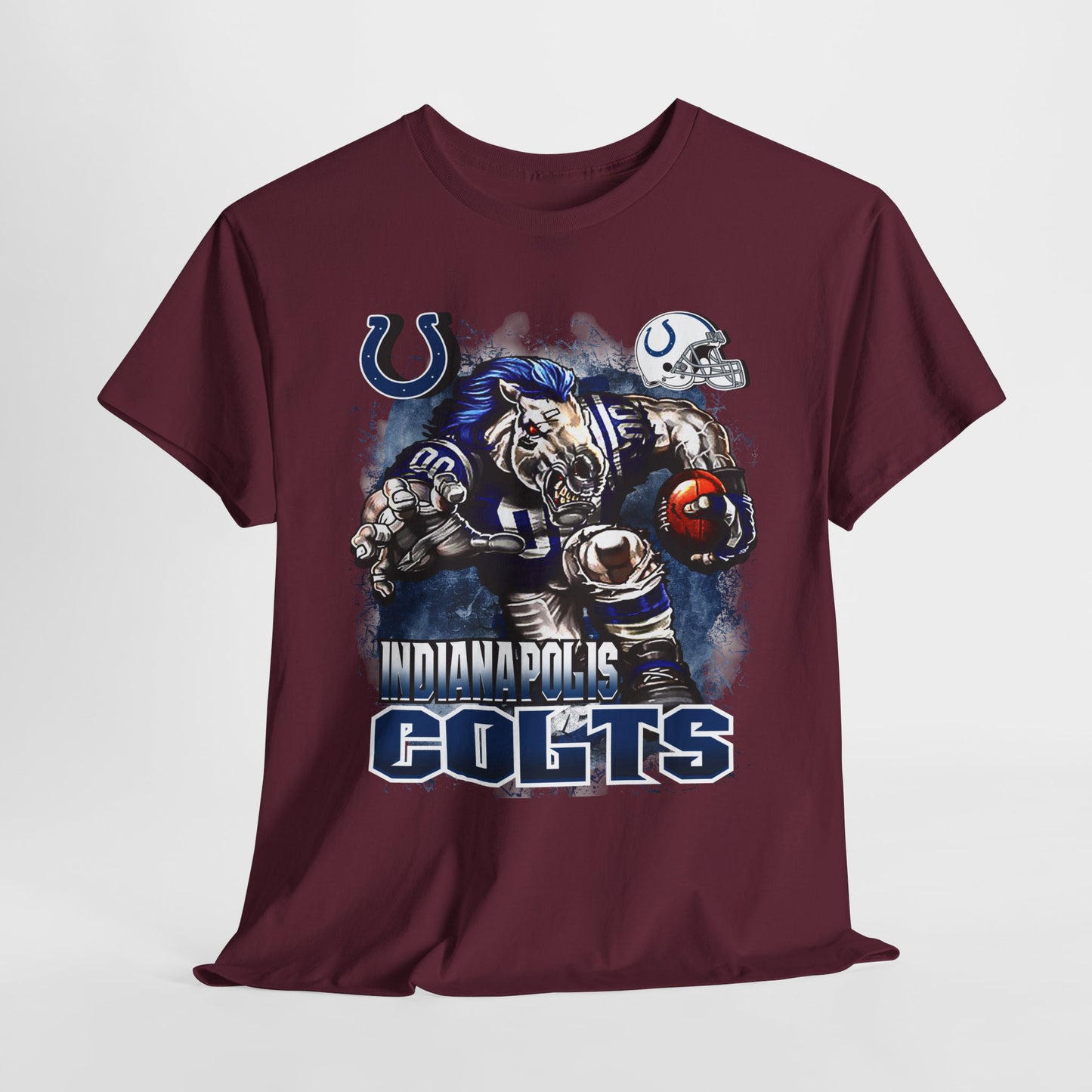 Sports Mascot Indianapolis Colts Unisex Heavy Cotton Tee - 312tshirts 2