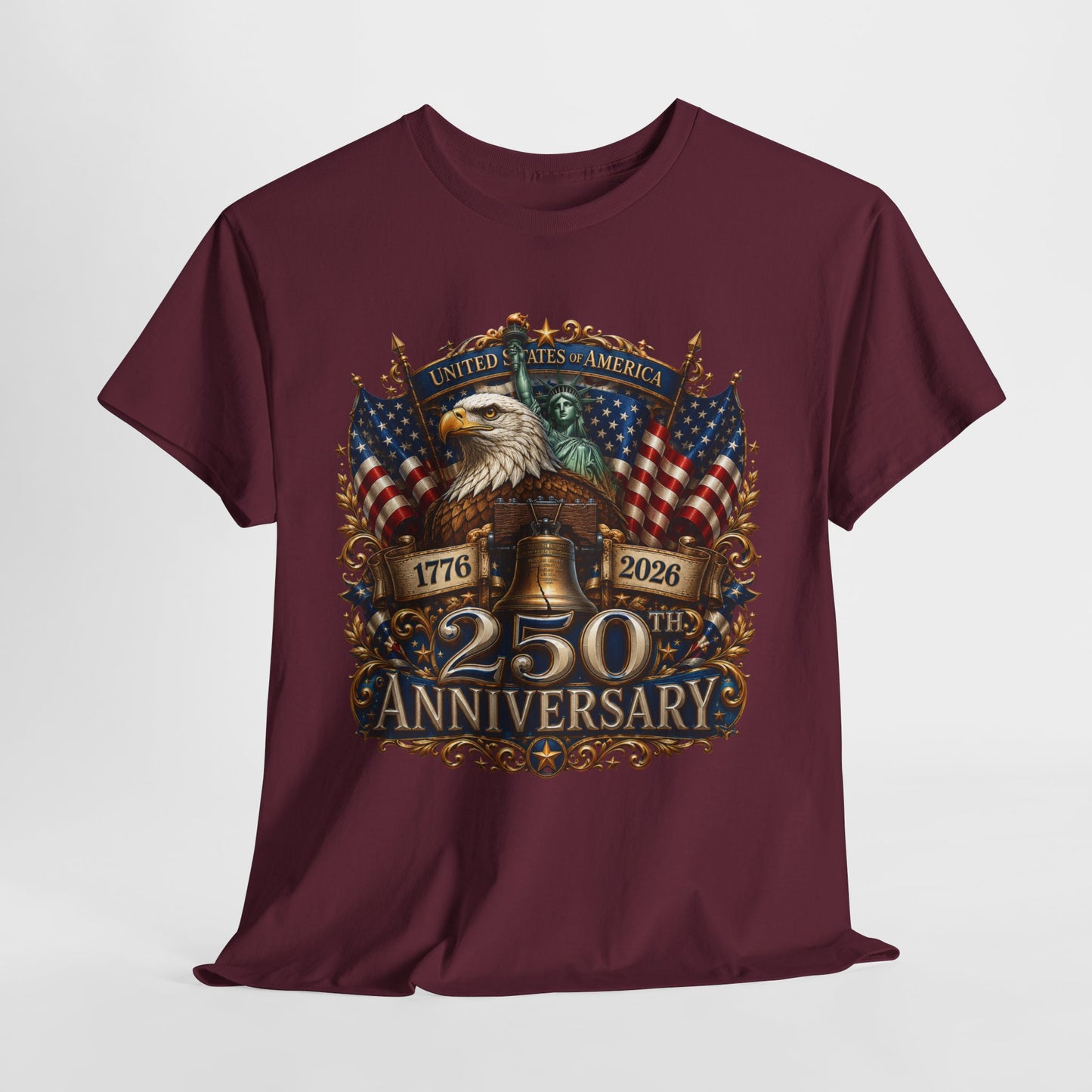 250 Years America #17 Unisex Heavy Cotton Tee - 312tshirts 2