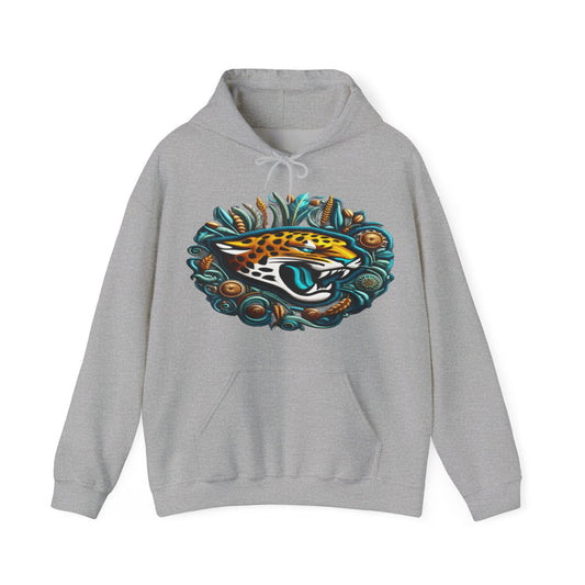 Sports Jaguars Football Logo #1 Unisex Heavy Sweatshirt Hoodie