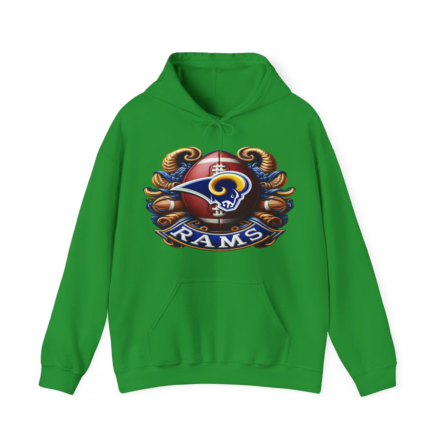 Sports Rams Football Logo #1 Unisex Heavy Sweatshirt Hoodie