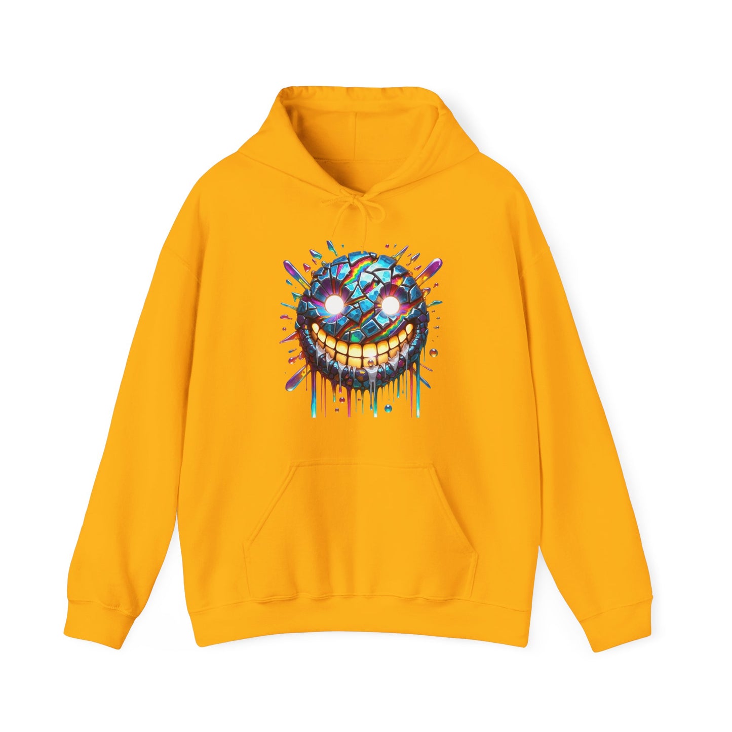 Creepy Neon Emoji #10 Unisex Heavy Sweatshirt Hoodie