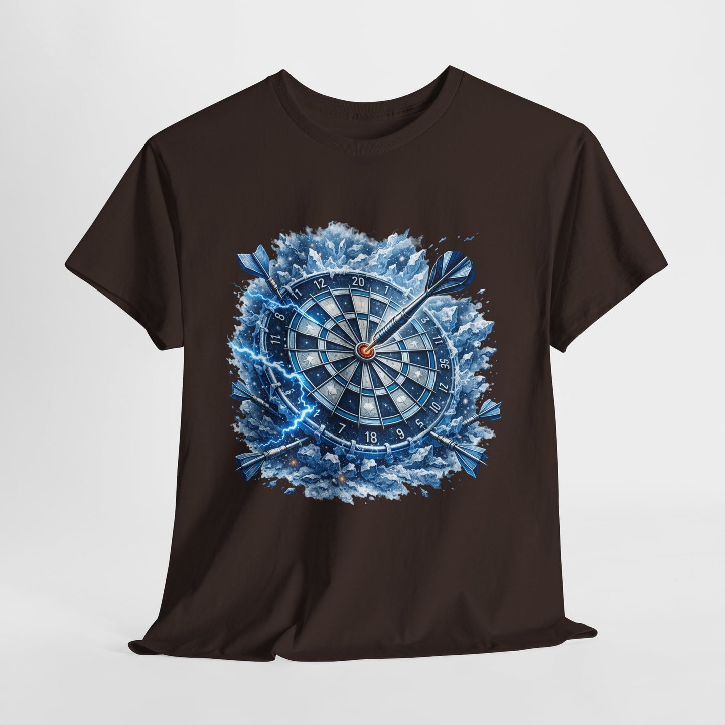 Dartboard Splash T‑Shirt — Bullseye Dart Game Graphic Tee - 312tshirts 2