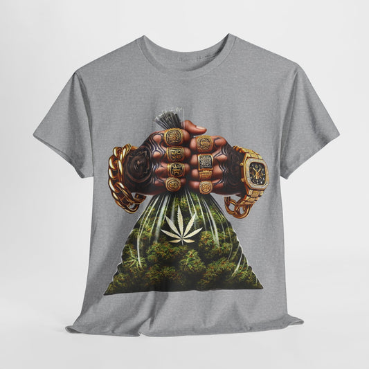 420 Weed Bag Hands #2 Unisex Heavy Cotton Tee - 312tshirts 2