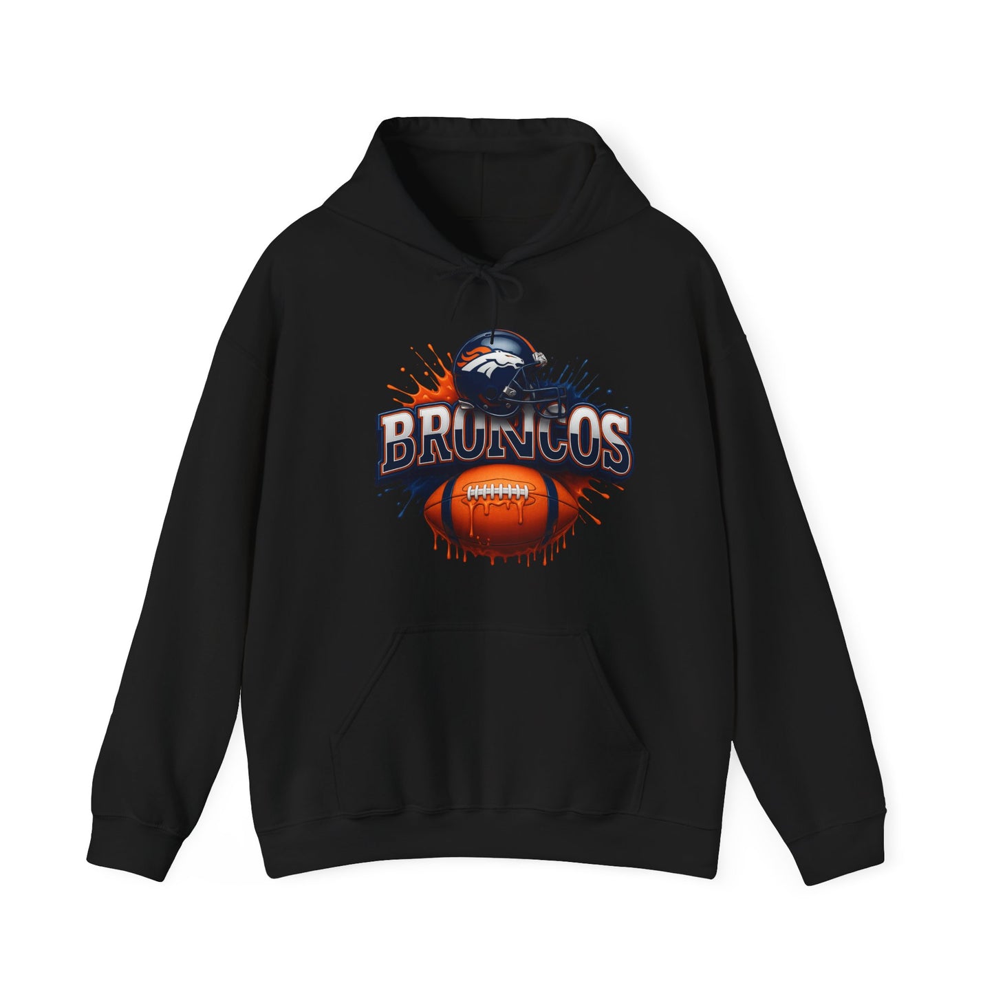 Sports Broncos Football Logo #2 Unisex Heavy Sweatshirt Hoodie
