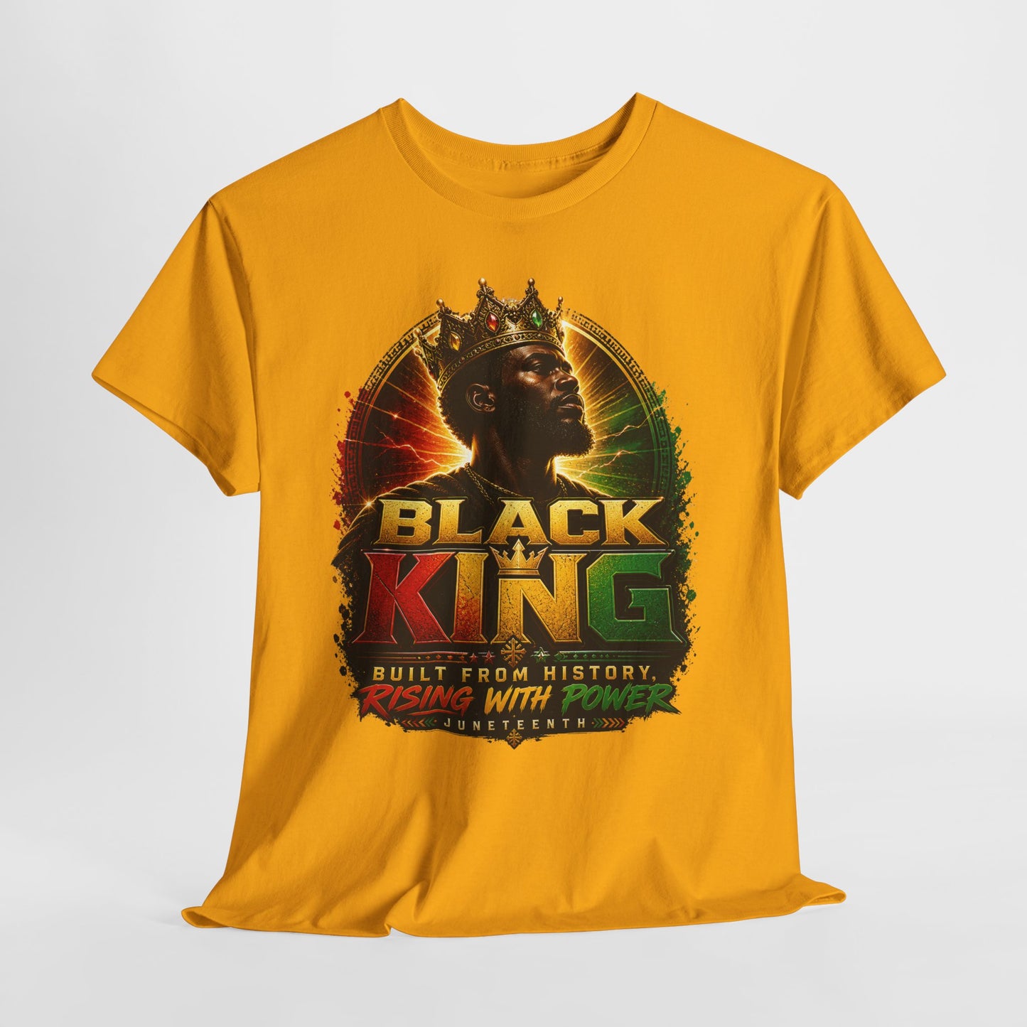 Juneteenth Black King #1 Unisex Heavy Cotton Tee