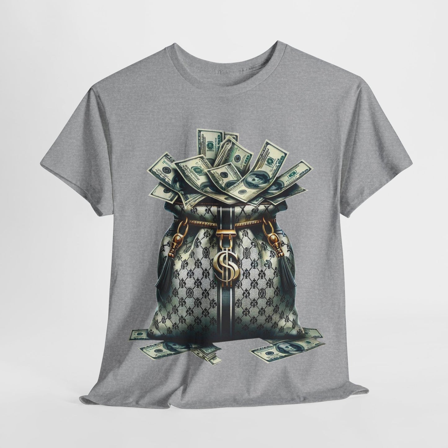 Hustler Money Bag #1 Unisex Heavy Cotton Tee - 312tshirts 2