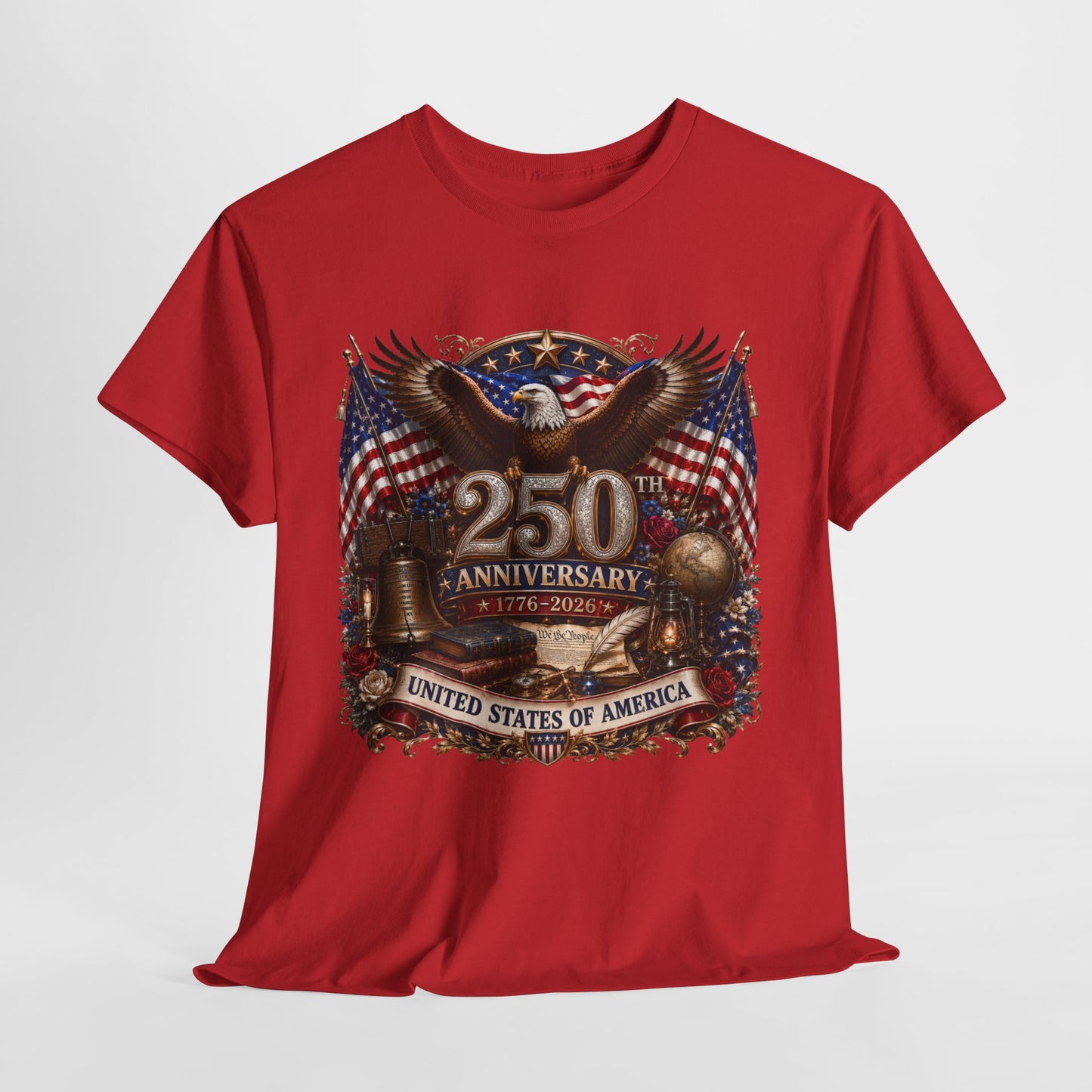 250 Years America #19 Unisex Heavy Cotton Tee - 312tshirts 2