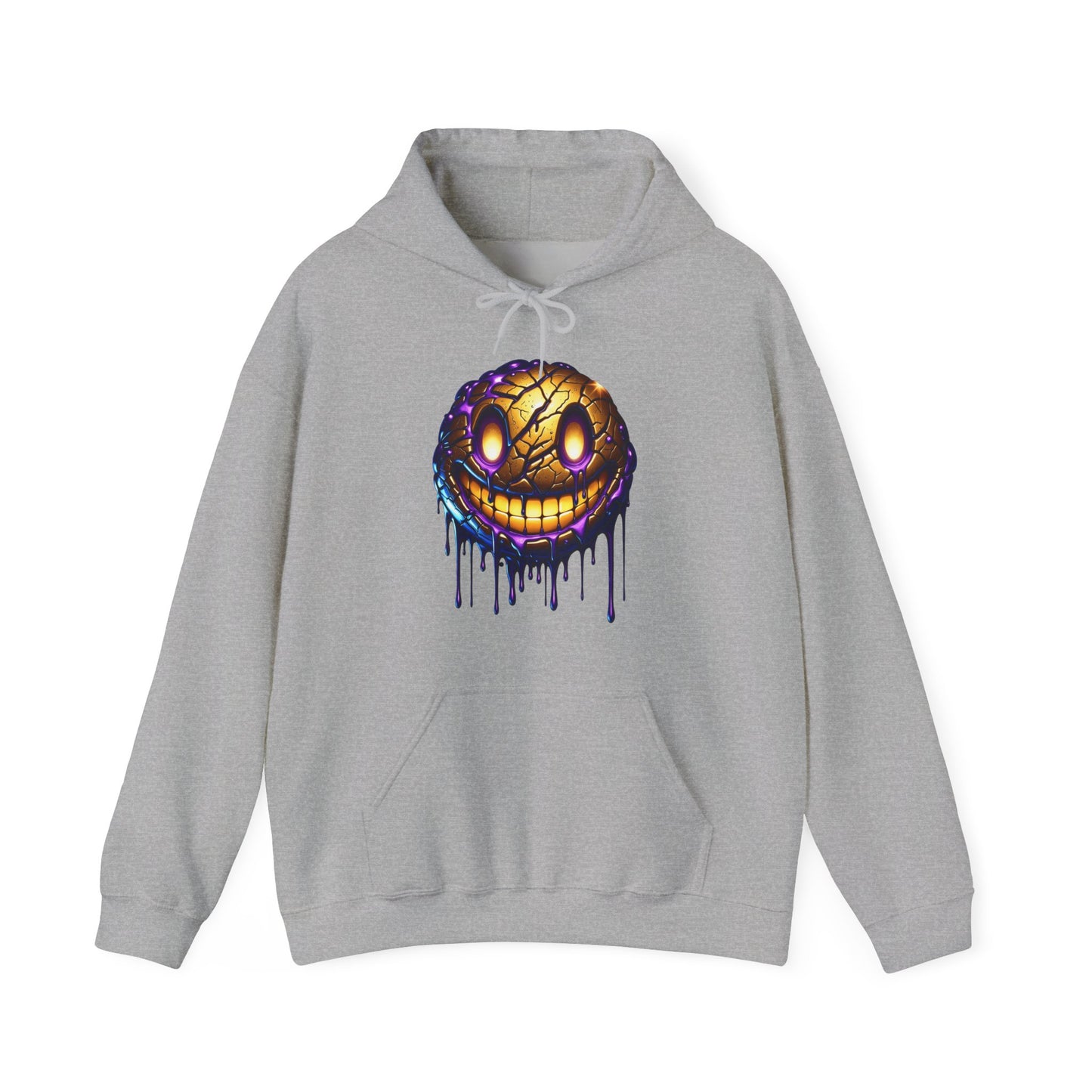 Creepy Neon Emoji #2 Unisex Heavy Sweatshirt Hoodie