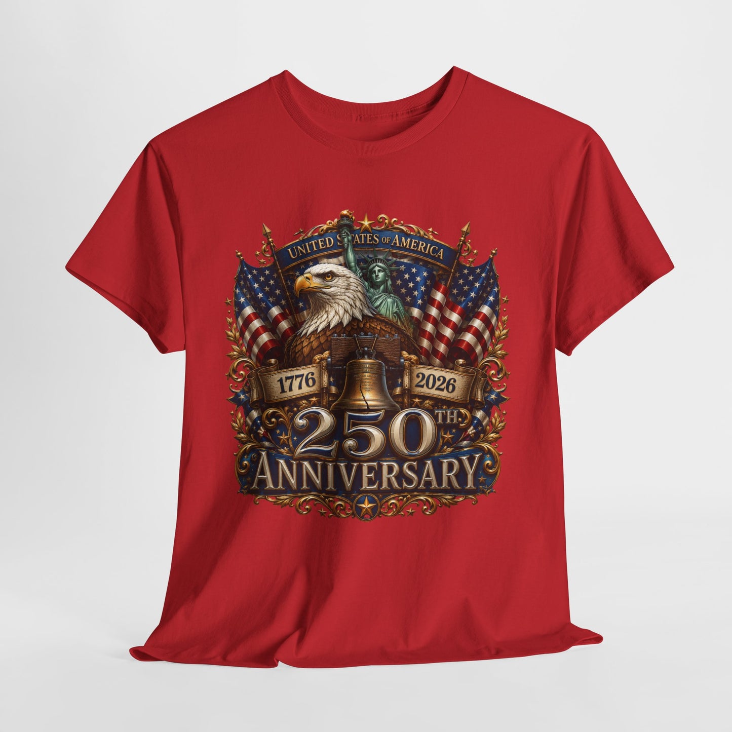 250 Years America #17 Unisex Heavy Cotton Tee - 312tshirts 2
