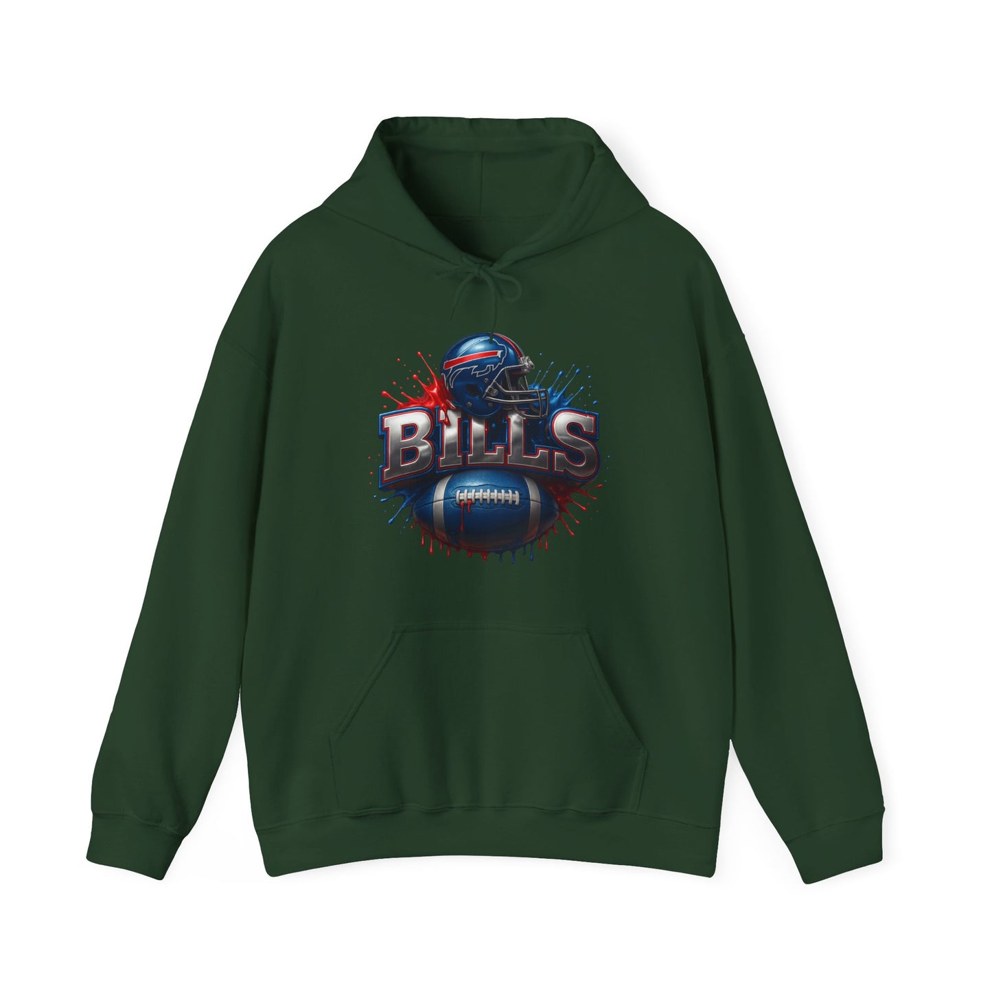 Sports Bills Football Logo #2 Unisex Heavy Sweatshirt Hoodie