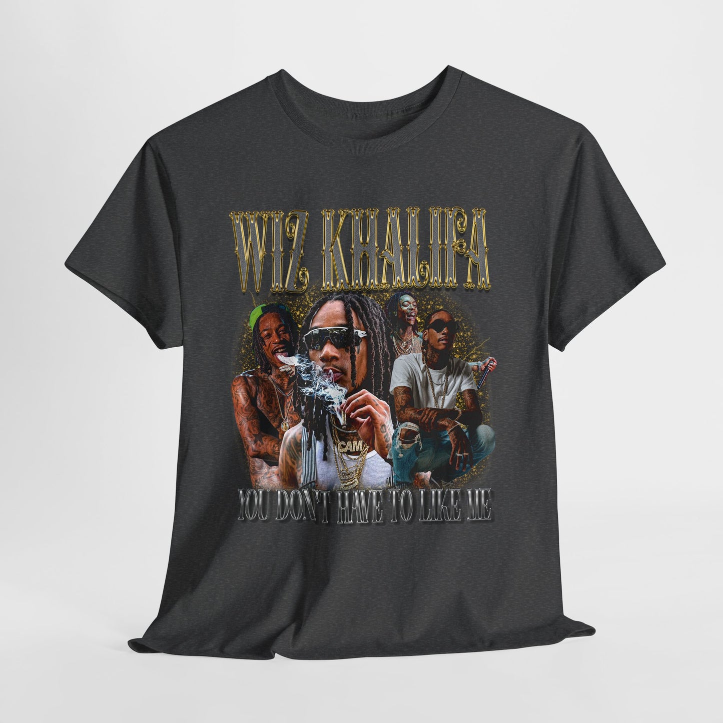 Wiz Khalifa Hip-Hop Unisex Heavy Cotton Tee