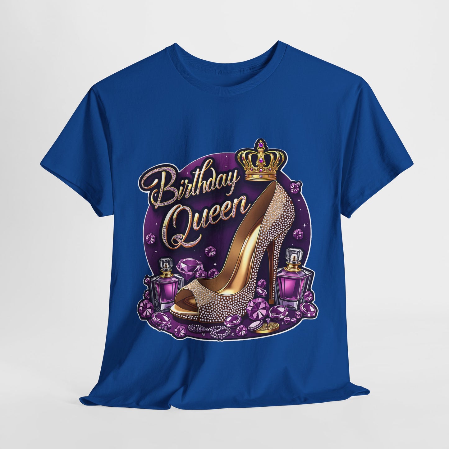 Purple Birthday Queen #17 Unisex Heavy Cotton Tee