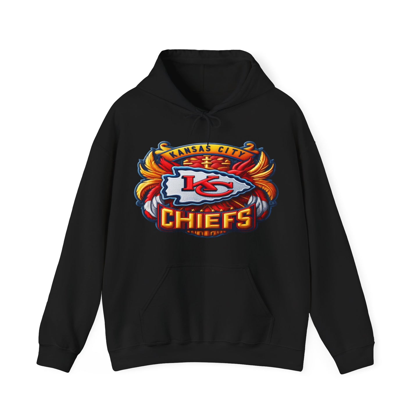 Sports Chiefs Football Logo #1 Unisex Heavy Sweatshirt Hoodie