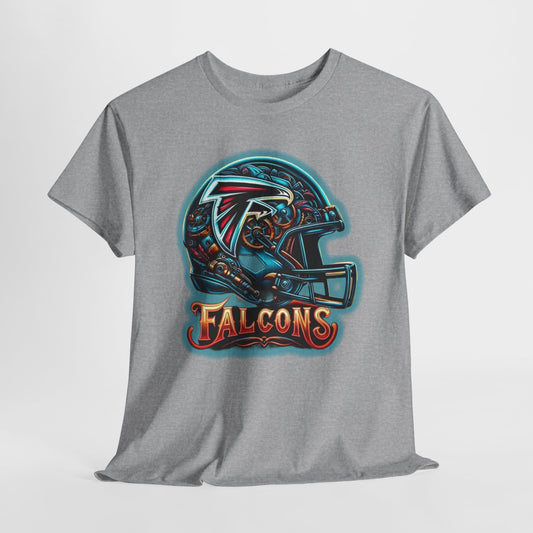 Sports Falcons Football Helmet #2 Unisex Heavy Cotton Tee